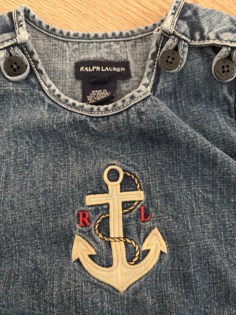 Ralph Lauren anchor denim jumper